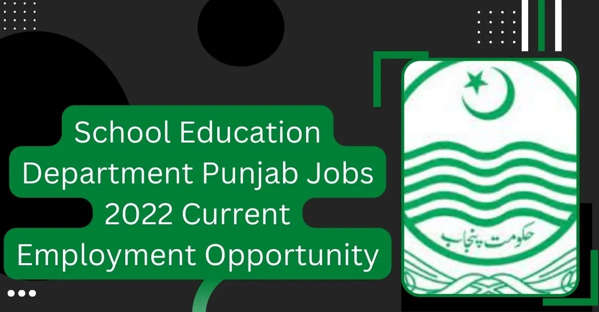 School Education Department Punjab Jobs