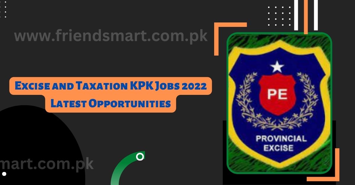 Excise and Taxation KPK Jobs 2022