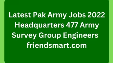 Photo of Latest Pak Army Jobs 2023 Headquarters 477 Army Survey Group Engineers