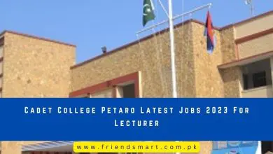Photo of Cadet College Petaro Latest Jobs 2023 For Lecturer