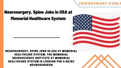 Photo of Neurosurgery, Spine Jobs in USA at Memorial Healthcare System