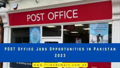 Photo of POST Office Jobs Opportunities in Pakistan 2023