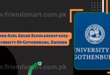 Photo of Sweden Axel Adler Scholarship 2023 – University Of Gothenburg, Sweden