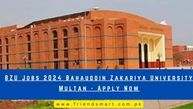 Photo of BZU Jobs 2024 Bahauddin Zakariya University Multan