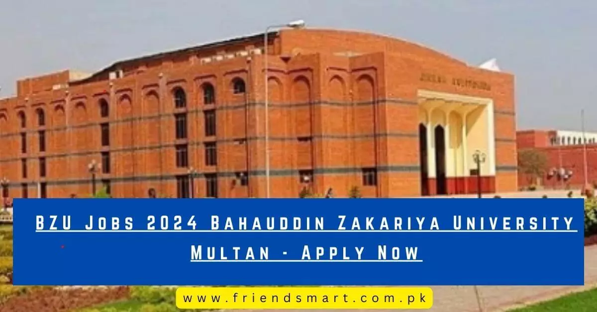 BZU Jobs Bahauddin Zakariya University Multan
