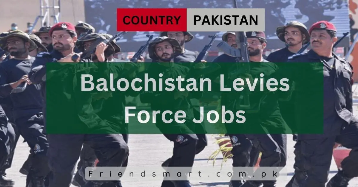 Balochistan Levies Force Jobs
