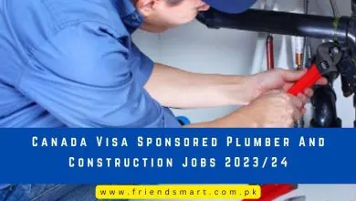 Photo of Canada Visa Sponsored Plumber And Construction Jobs 2023/24