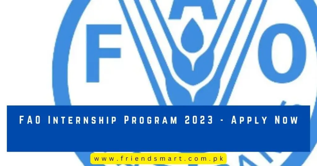 FAO Internship Program 2023 - Apply Now