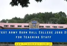 Photo of Latest Army Burn Hall College Jobs 2023 for Teaching Staff