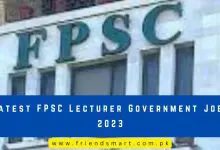 Photo of Latest  FPSC Lecturer Government Jobs 2023