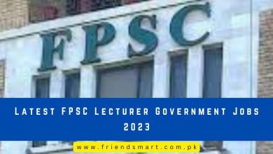 Photo of Latest  FPSC Lecturer Government Jobs 2023
