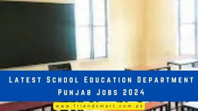 Photo of Latest School Education Department Punjab Jobs 2024