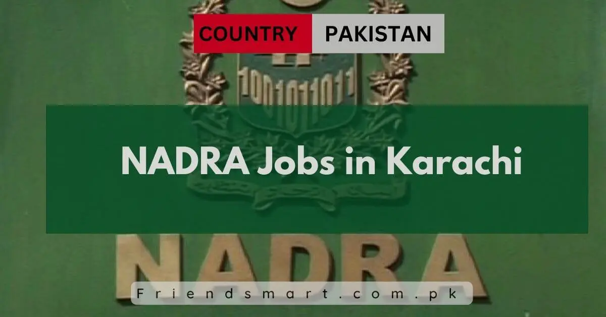NADRA Jobs in Karachi