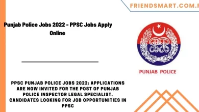 Photo of Punjab Police Jobs 2022 – PPSC Jobs Apply Online