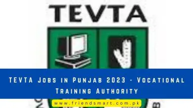 Photo of TEVTA Jobs in Punjab 2023 – Vocational Training Authority