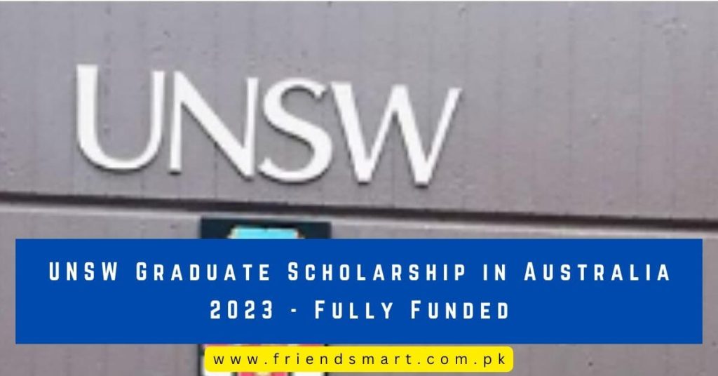 UNSW Graduate Scholarship in Australia 2023 - Fully Funded