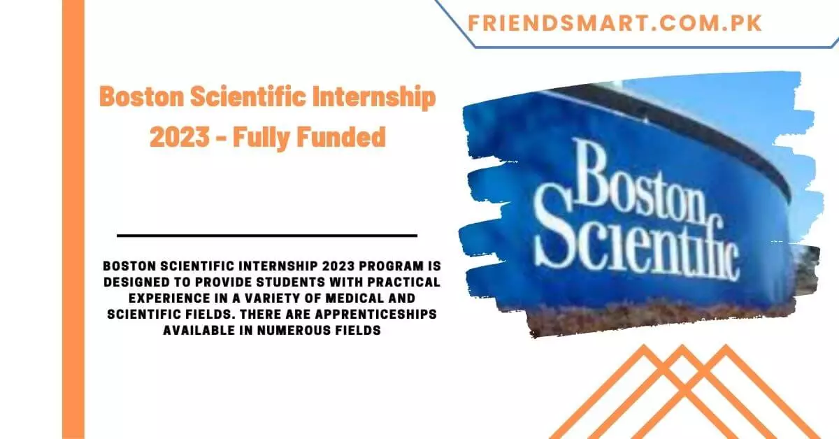 Boston Scientific Internship 2023 - Fully Funded