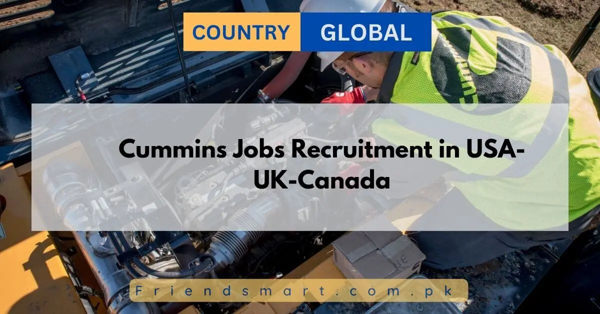 Cummins Jobs Recruitment in USAUKCanada 2024