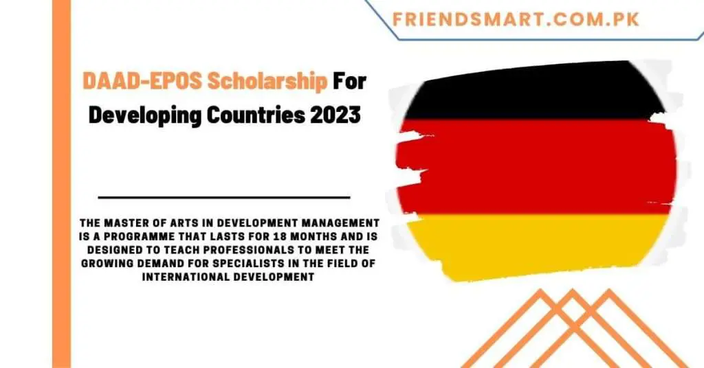 DAAD-EPOS Scholarship For Developing Countries 2023
