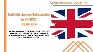 Photo of Hatfield Lioness Scholarship in UK 2024 – Apply Now