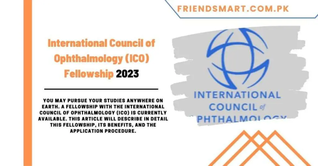 International Council of Ophthalmology (ICO) Fellowship 2023