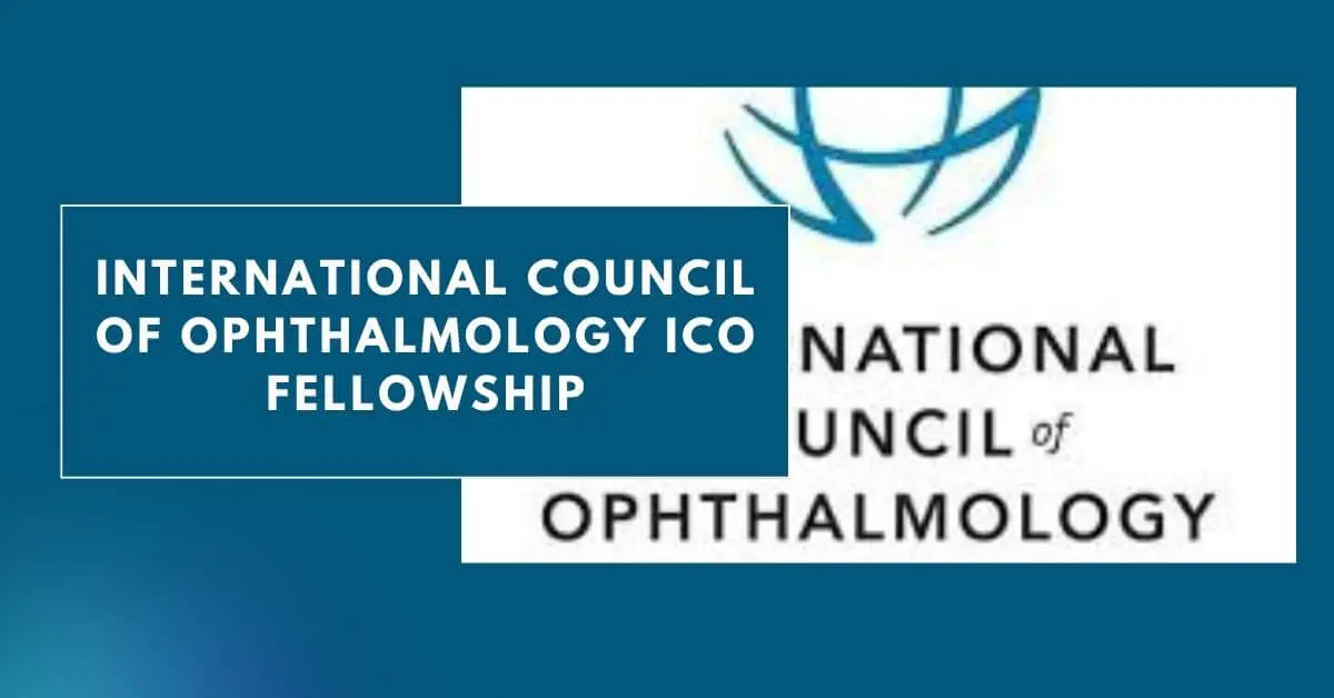 International Council of Ophthalmology ICO Fellowship
