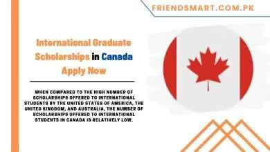 Photo of International Graduate Scholarships in Canada Apply Now