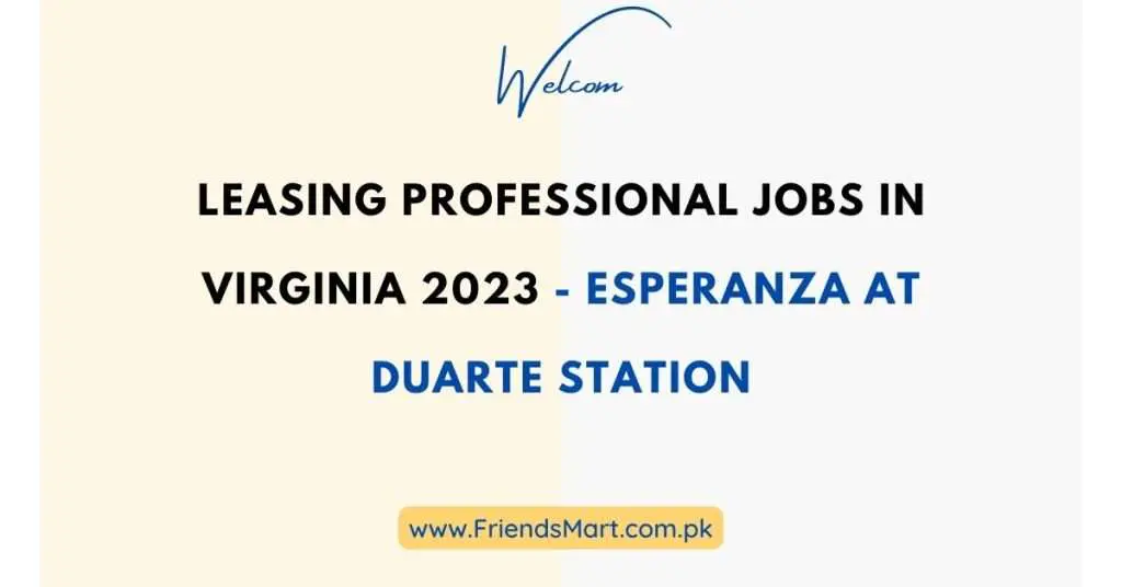 Leasing Professional Jobs in USA