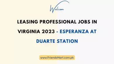 Photo of Leasing Professional Jobs in USA 2023 – Esperanza at Duarte Station