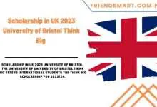 Photo of Scholarship in UK 2024 University of Bristol Think Big