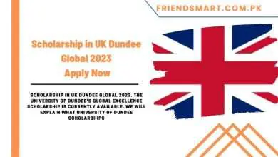 Photo of Scholarship in UK Dundee Global 2023 – Apply Now