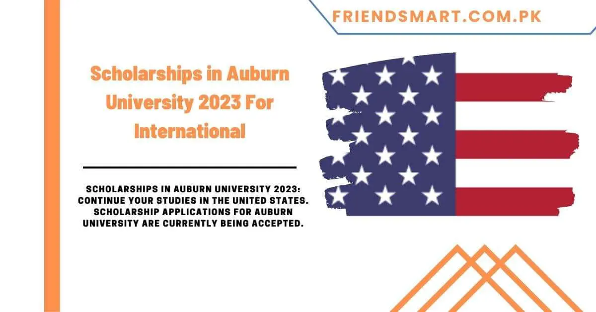 Scholarships in Auburn University 2023 For International