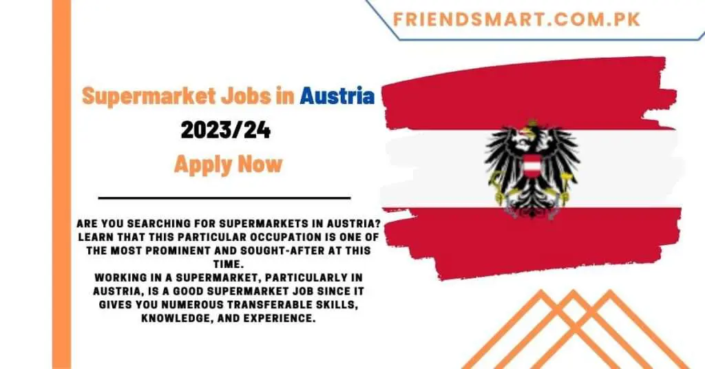 Supermarket Jobs in Austria 202324