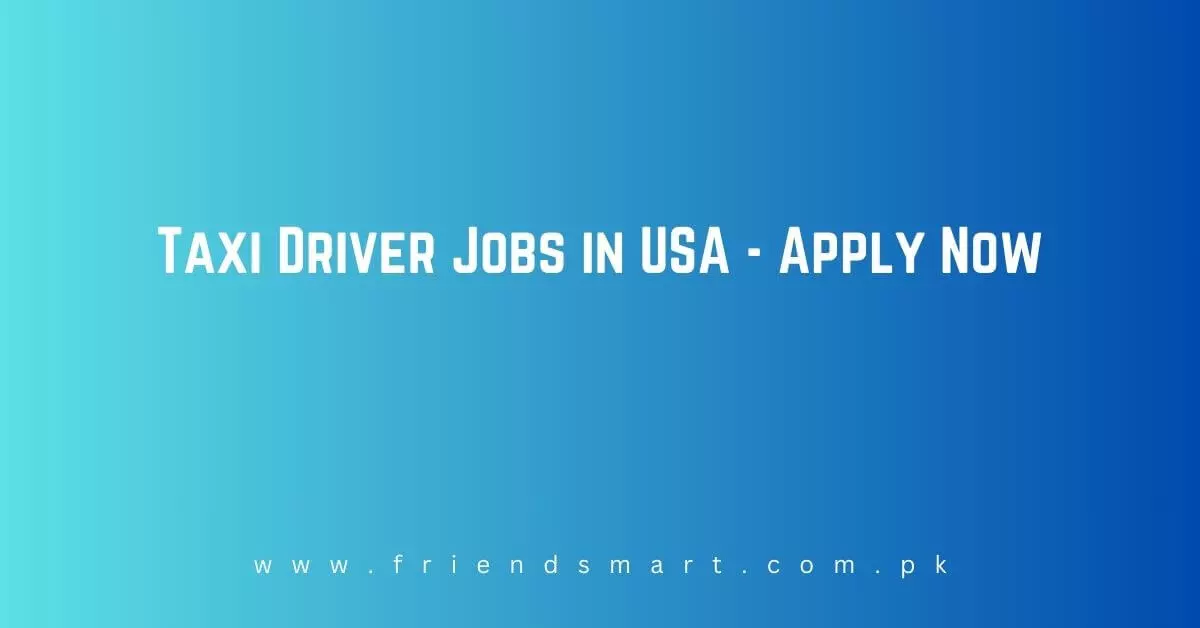 Taxi Driver Jobs in USA
