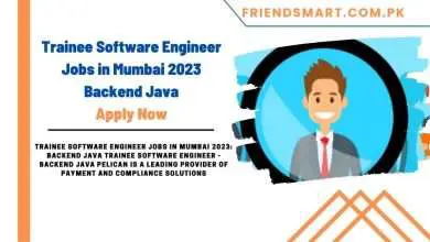 Photo of Trainee Software Engineer Jobs in Mumbai 2023 Backend Java