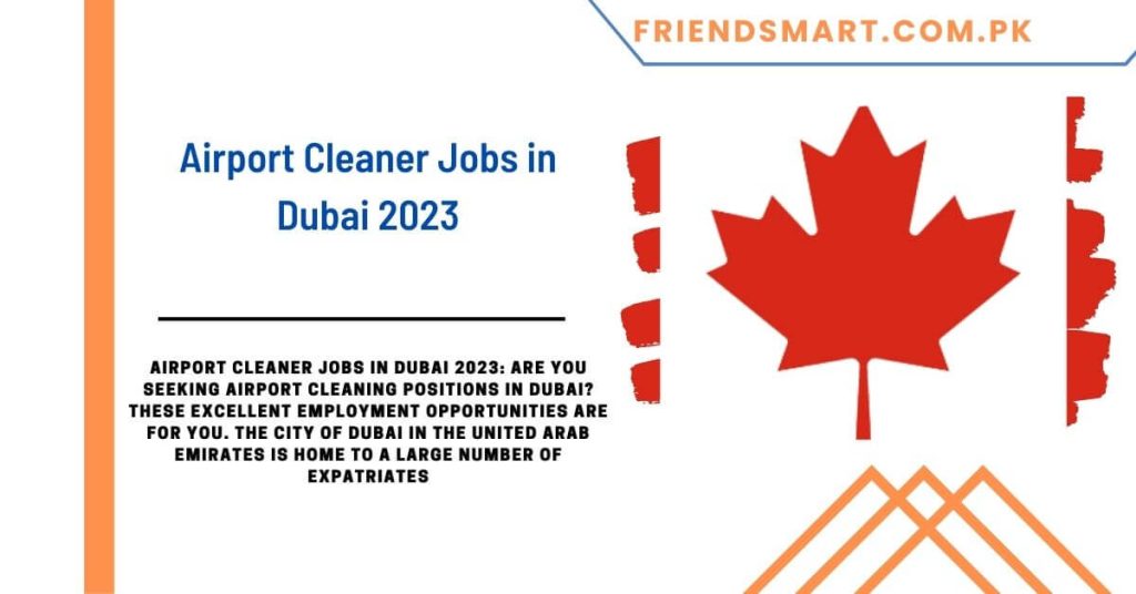 Airport Cleaner Jobs in Dubai 2023