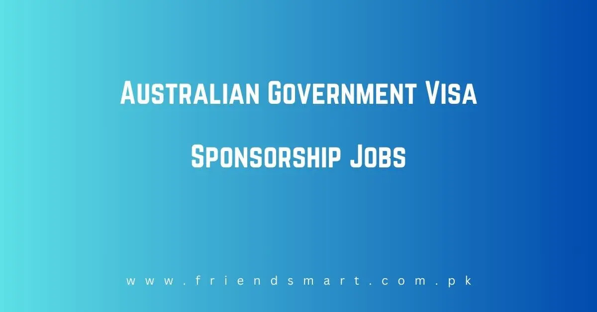 Australian Government Visa Sponsorship Jobs