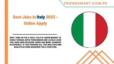 Photo of Best Jobs In Italy 2023 – Online Apply