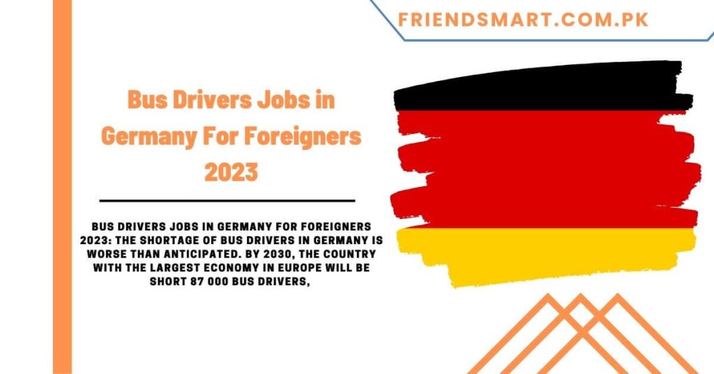 Bus Drivers Jobs in Germany For Foreigners 2023