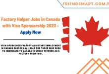 Photo of Factory Helper Jobs in Canada with Visa Sponsorship 2023 – Apply Now