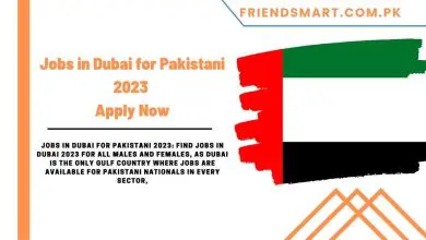 Photo of Jobs in Dubai for Pakistani 2023 – Apply Now