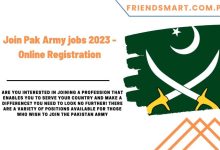 Photo of Join Pak Army jobs 2023 – Online Registration
