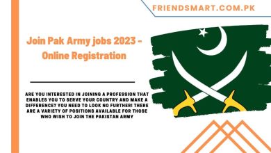 Photo of Join Pak Army jobs 2023 – Online Registration