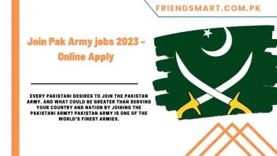 Photo of Join Pak Army jobs 2023 – Online Apply