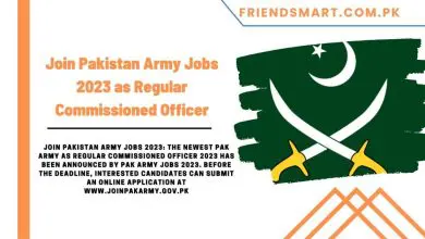 Photo of Join Pakistan Army Jobs 2023 as Regular Commissioned Officer