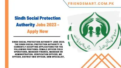 Photo of Sindh Social Protection Authority Jobs 2023 – Apply Now