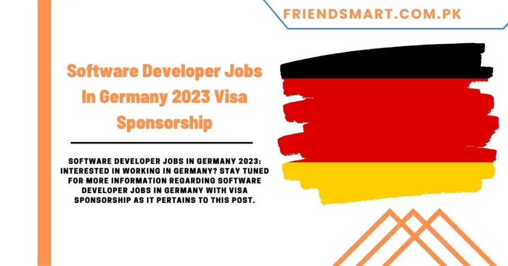 Software Developer Jobs In Germany 2023 Visa Sponsorship