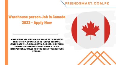 Photo of Warehouse person Job in Canada 2023 – Apply Now