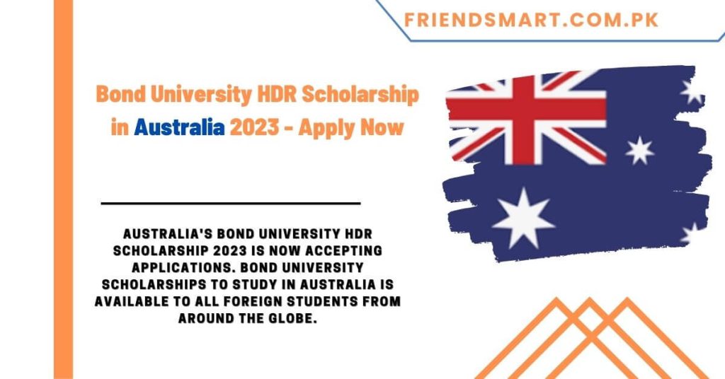 Bond University HDR Scholarship in Australia 2023