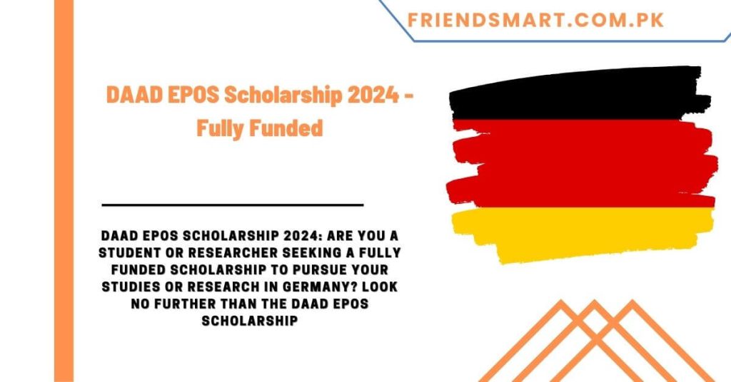DAAD EPOS Scholarship 2024 - Fully Funded